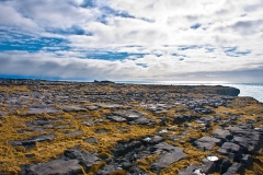 Cliffs of Aran islands in Ireland