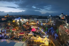 Galway Christmas Market at night