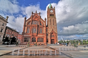 The Guildhall in Derry, Northern Ireland