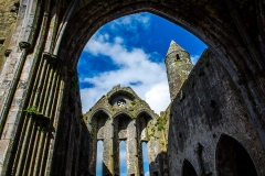 Ruine des Klosters am Rock of Cashel in Irland