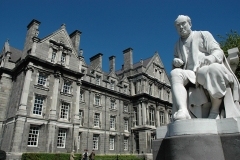 Trinity College in Dublin City, Ireland